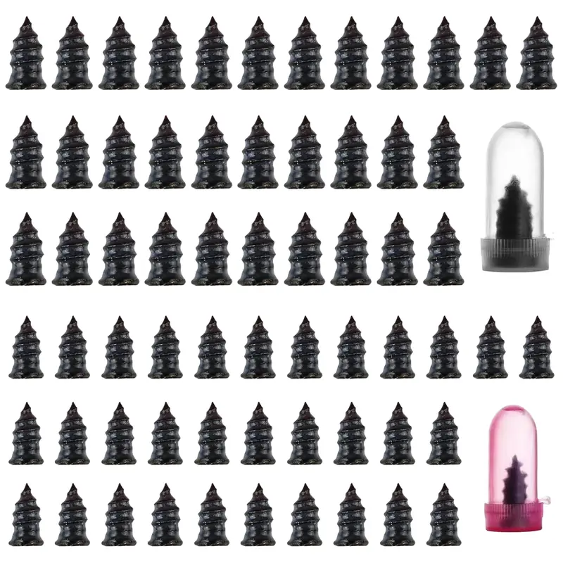 60Pcs Premium Tire Repair Rubber Nail Kit, Spiral Screw-in Tire Plugs with 2 Sizes, Emergency Roadside Flat Tire Fast Self-Service Fix Tool for Car Truck Motorcycle Tractor ATV SUV