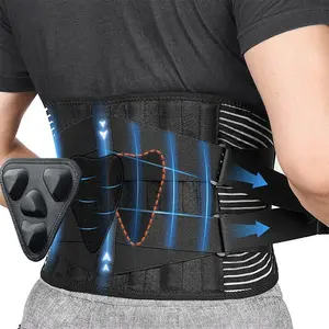 Steel Leaf Spring Support Waist Protector Adjustable Breathable Spine Health Care for Long Sitting Comfort S-XXL Sizes Posture Correction Back Strap
