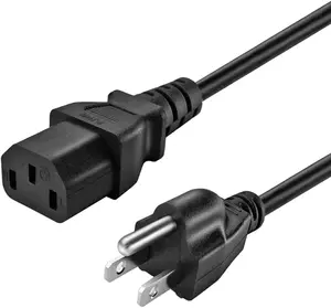 10FT AC Power Cord Compatible  Block Rocker, Job Rocker, Explorer Portable Speaker System,  iPA76C iPA76A iPA76S IPA23 Block