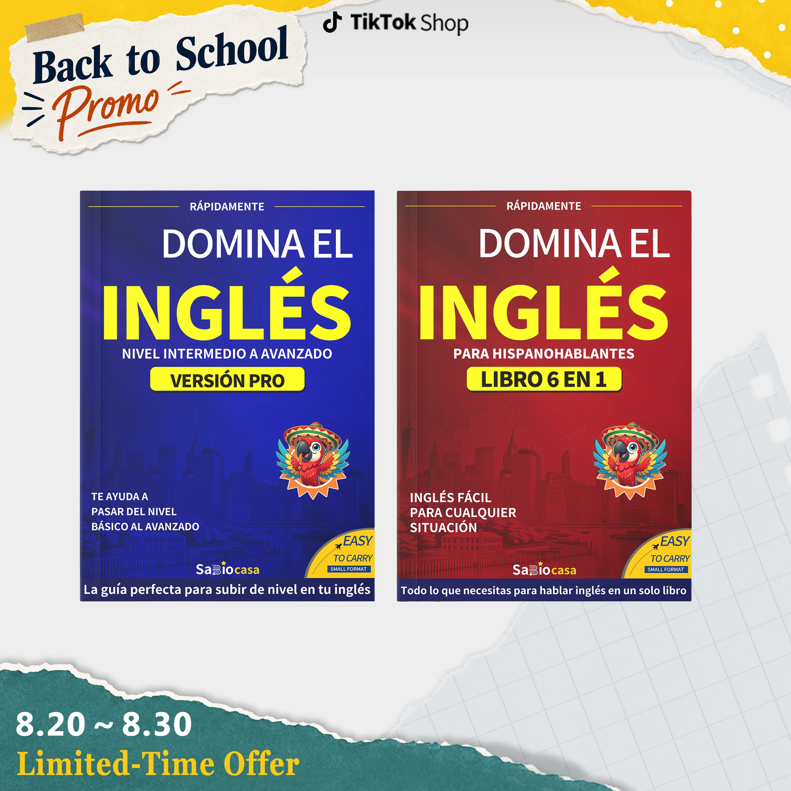 Master English Combo | Book 1 & Book 2 | Pronunciation, Everyday Phrases & Advanced Grammar | Audio QR Codes, Translations & Exercises