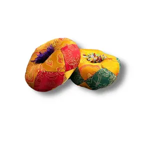 Decorative Small Round Pillows Display