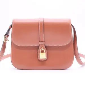 Pre-owned Celine Leather Shoulder Bags Tabou Bag Smooth Calfskin Medium