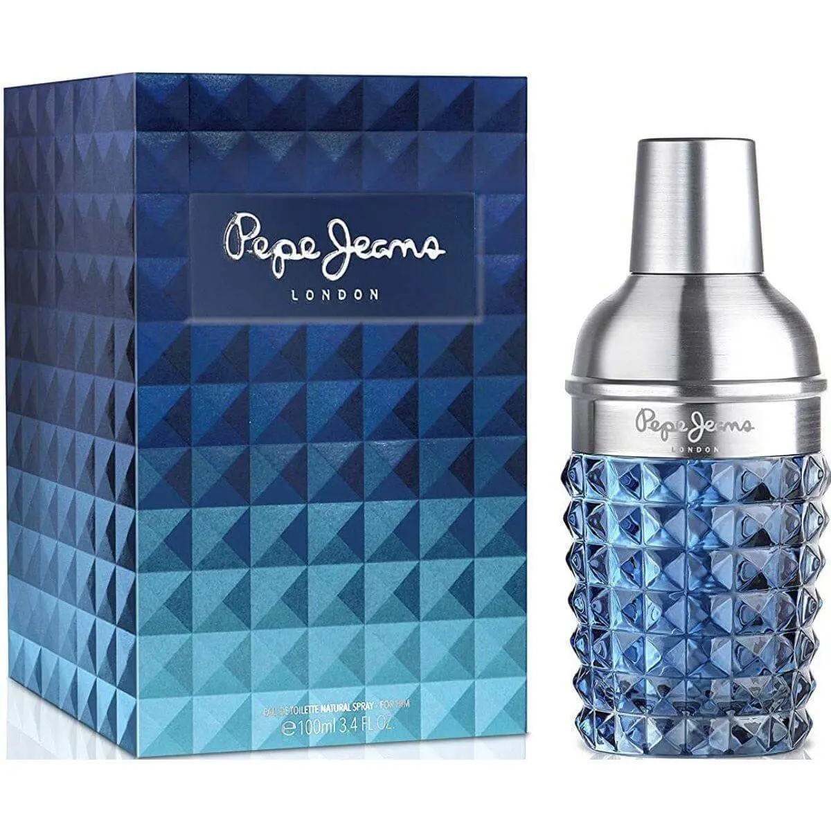 Pepe Jeans Modern Men's Eau de Toilette (EDT) Spray Fragrance - 3.4 fl oz (3.3 oz Equivalent), Cocktail Vibe Scent, Packaged, Perfume-Inspired, Fragrant, New in Box, Packaged Men's Fragrance, Perfume-Inspired Men's Fragrance