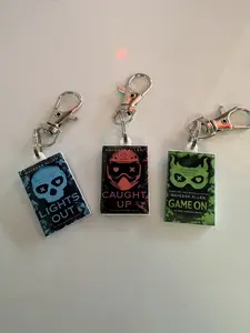 Mini Book Charms, Lights Out, Caught Up, Game On, Navessa Allen Mini Book Charms