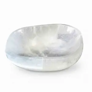 Medium Selenite Altar Bowl for Energy Cleansing, Crystals &amp; Ritual Use