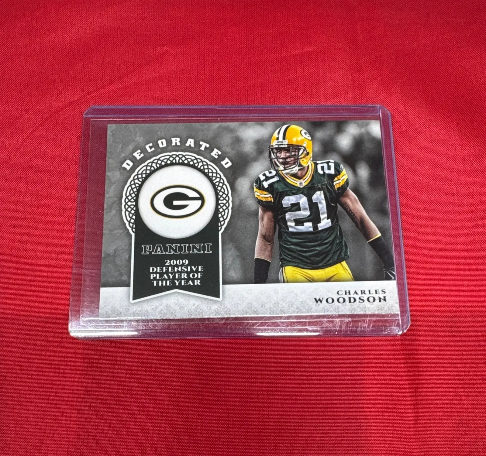 2017 Panini - Charles Woodson Decorated Insert - Green Bay Packers