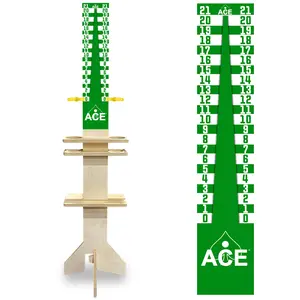 Elite Cornhole Scoreboard Triangle Edition (Green/White)
