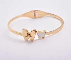 Butterfly Bangle Bracelet