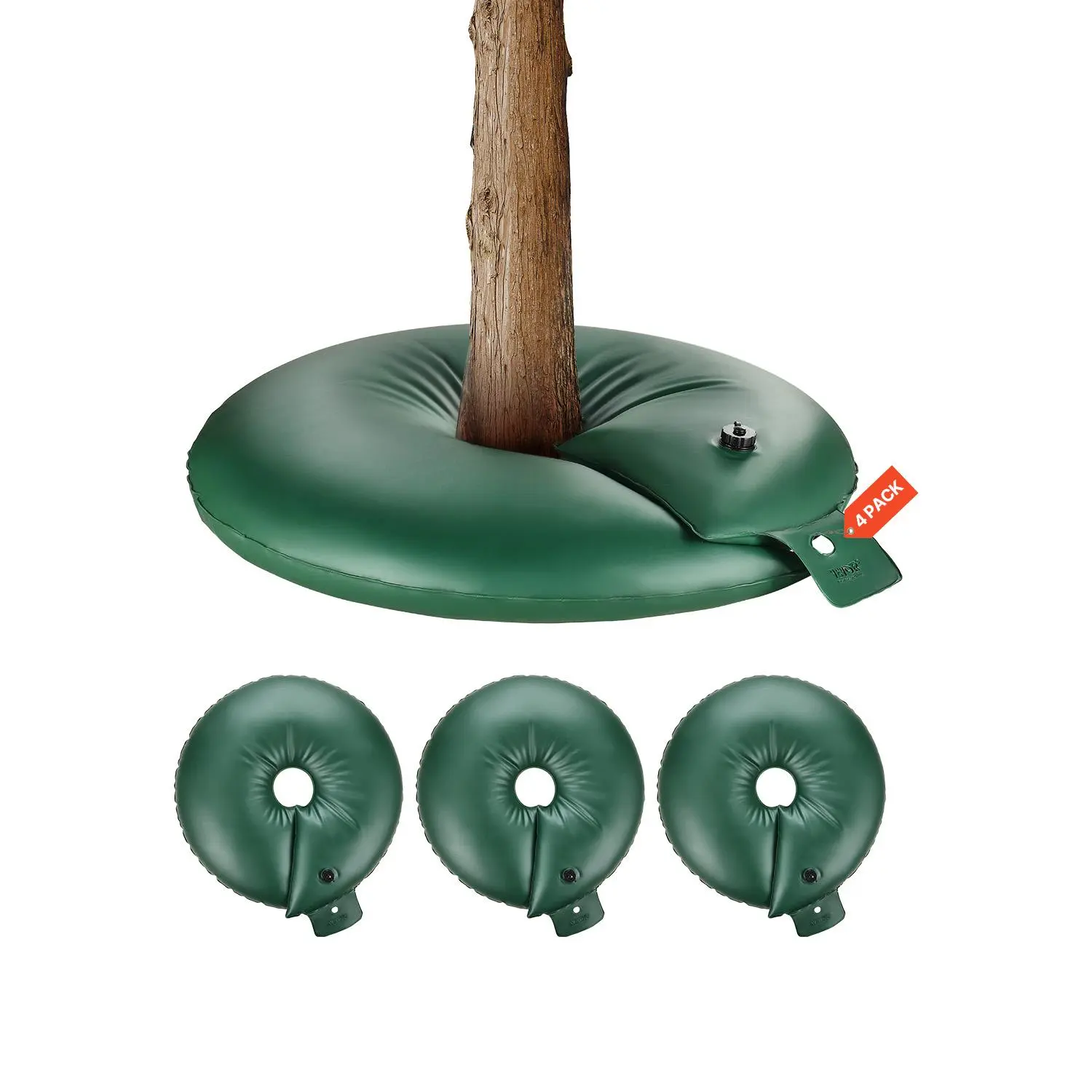 【Summerfinds】VEVOR Tree Watering Ring 4 Packs 20 Gallons Slow Release Tree Drip Irrigation Bag