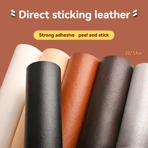 PU leather stickers are suitable for leather-made furniture, sofa and seat repair subsidies. Universal type 50X137cm(20x54inch) Strong Adhesive