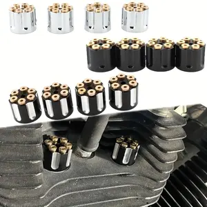 Harley Motorcycle Engine Screw Cover For Sportster Softail Dyna Twin Cam XL883 1200 48 72 Models Spark Plug Bolt Head Decorative Cap