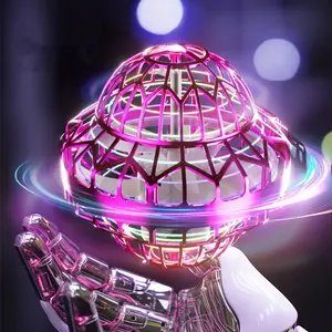 A rotating UFO smart floating ball that can emit light. A UFO Flying Orb Led toy that is both cool and fun. A cosmic ball that children and teenagers love. Suitable for playing together indoors or outdoors in the family.