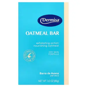Dermisa Oatmeal Bar Soap, For Dry Skin, 3 oz (85 g)