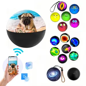 2.76" Crystal Ball Video Player, 3D Memory Orb Ball Digital Display Memory Sphere Lamp with Sound, Uploadable Videos & Photos, Personalized Gift for Birthday Anniversary