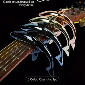 Shark Capo - Super Cool Capo for Guitar with Firm Grip for Best Sound, 5 Color Options, 1pc per Set