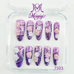 .DP.7503.Vintage carved wearable nails