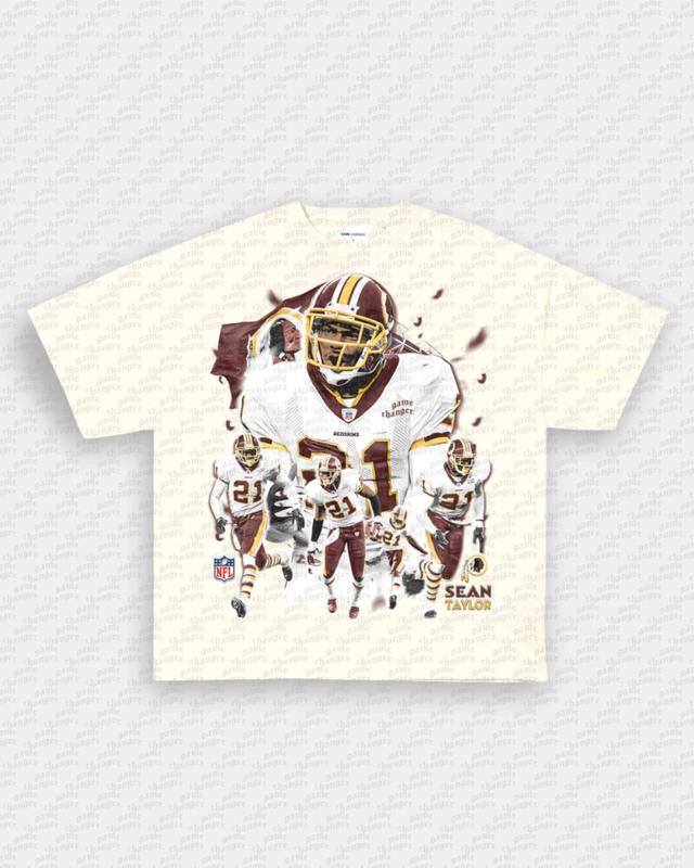 SEAN TAYLOR T-Shirt Unisex Graphic,Vintage 90s Football Tee, Unisex Gifts For Football Fan