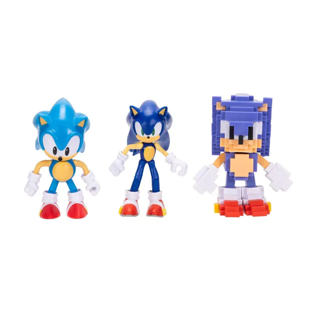Sonic 35th Anniversary 4" Action Figure - 3 Pack Sonic 35th Anniversary 4" Action Figure - 3 Pack