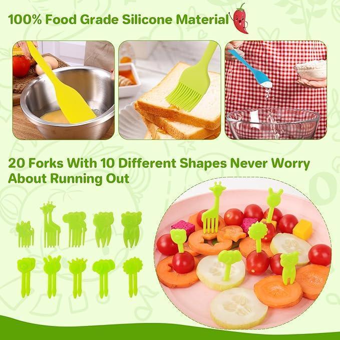 [Spring & Easter] 13/32 Pcs Kids Kitchen Set | Multifunctional Fruit & Veg Cutting Tools | Home Use & Portable | Safe Grip Handles | Cooking & Baking Kit | Christmas Gift for Little Chefs,2026 Upgraded,Today's special