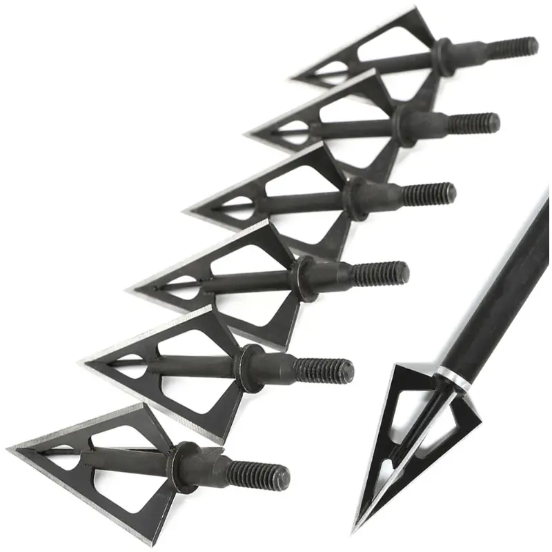 6 pcs Universal Hunting Arrowhead Strong Penetration Rust-Resistant Archery Shooting Accessory