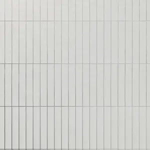 Zellure Alabaster White 2x16 Glossy Ceramic Tile