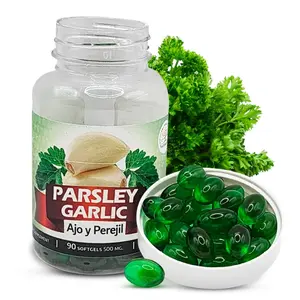Ajo Y Perejil 90 Capsulas Blandas – Ajo y Perejil Suplemento Natural 90 Capsulas Blandas – Parsley and Garlic softgels