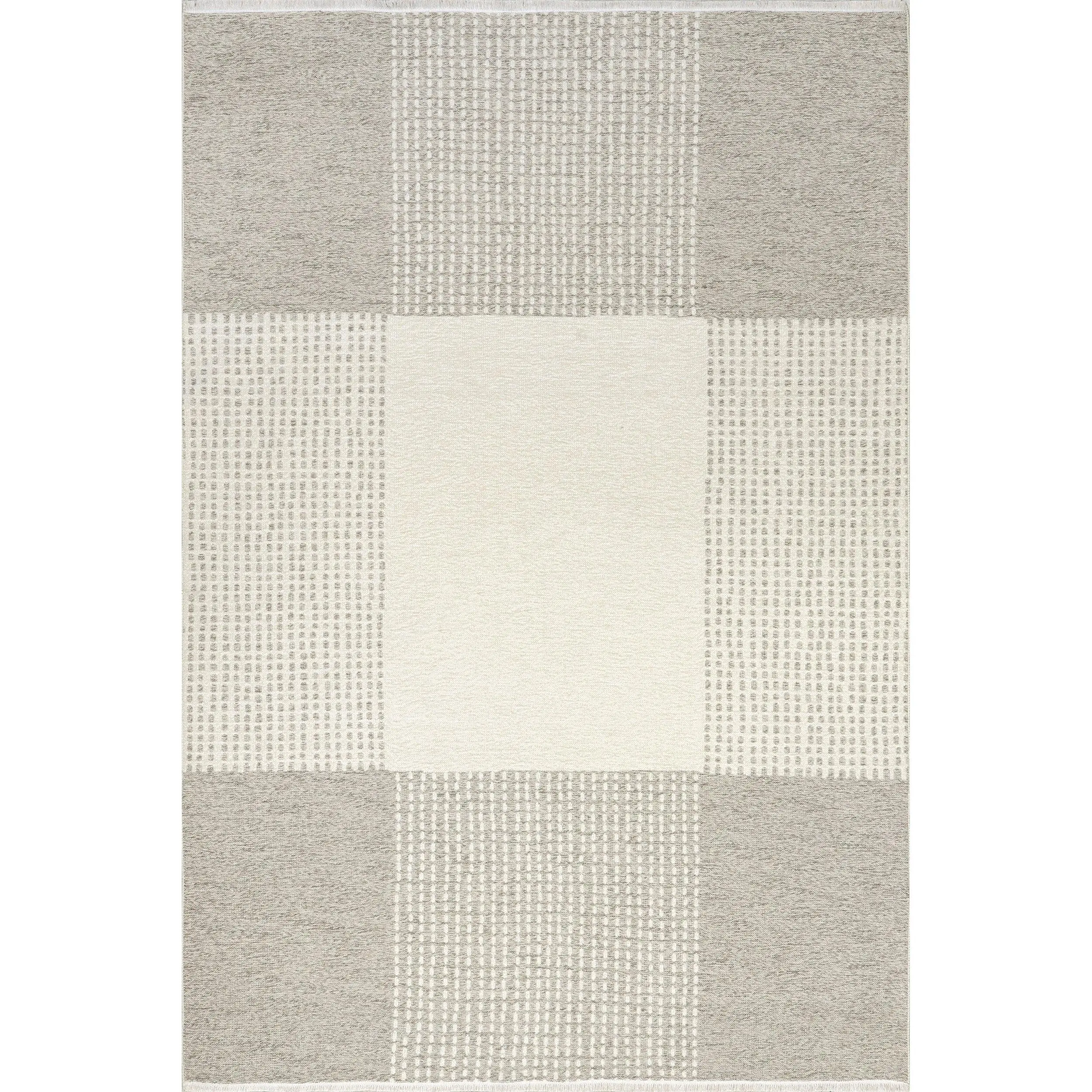 Kirby Plaid Reversible Machine Washable Area Rug