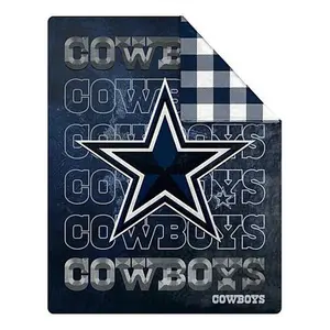 Football Fan Shop Officially Licensed NFL 60" x 70" Bevel Throw - Cowboys