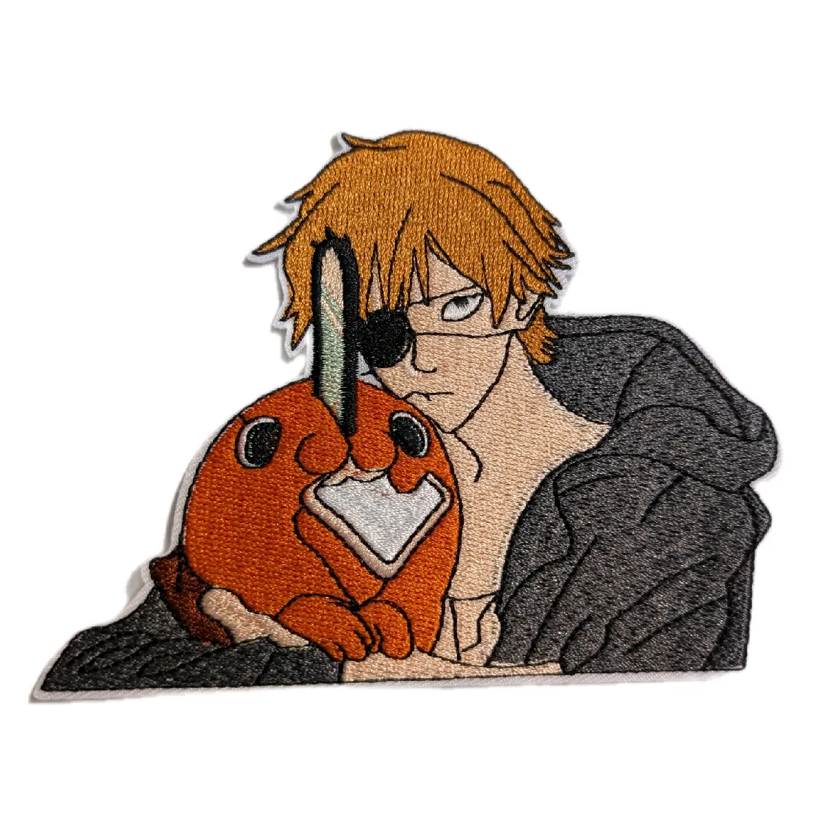Chainsaw Man Iron-On Patch for Clothing - Men's Clothing Accessory - Menswear