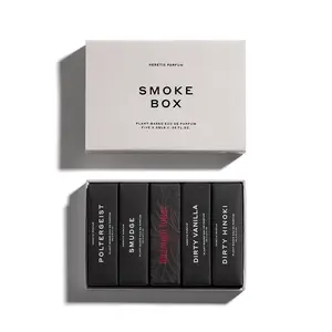 HERETIC Smoke Box - 5x2ml Samples of Smoky Woody & Sensual Fragrances - Unisex Layerable - Cruelty-Free & Plant-Based - Perfect for Layering