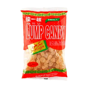 JIAYILI Rock Sugar Yellow 400g - Pure Natural Sweetener for Cooking & Desserts