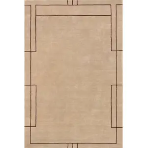 Nile Bordered Wool-Blend Area Rug