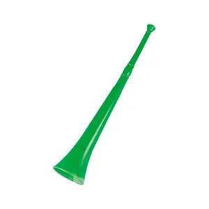 28" Bright Green Team Spirit Collapsible Stadium Horns - 12 Pc.