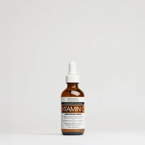 Advanced Clinicals Vitamin C Face Serum, Hydrating Gel Formula with Glycolic & Lactic Acids for Radiant Skin