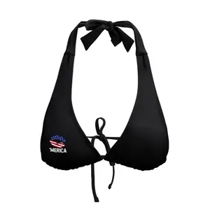 Sexy Bikini Top for Women Push Up Adjustable Straps Lightweight Swimwear Top Only for Vacation Surfing Swimming