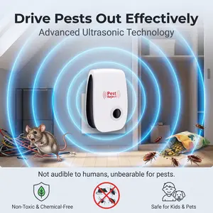 Ultrasonic Pest Repeller Plug In – Chemical-Free Home Pest Control for Mice, Roaches & Insects, Silent Indoor Repellent for Kitchen & Bedroom