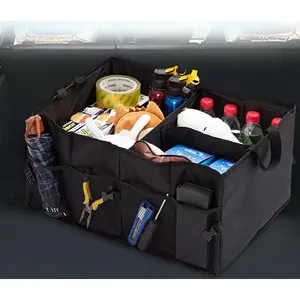 Car Utility Bag, In-Car Storage Box, Multi-Functional Foldable Organizer, Car Rear Storage Box