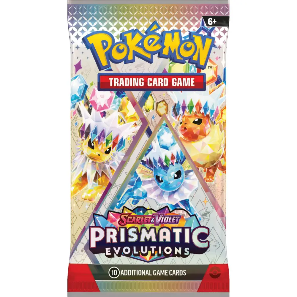 Pokemon TCG - Scarlet & Violet - Prismatic Evolutions Packs, Booster Bundle and Elite trainer box