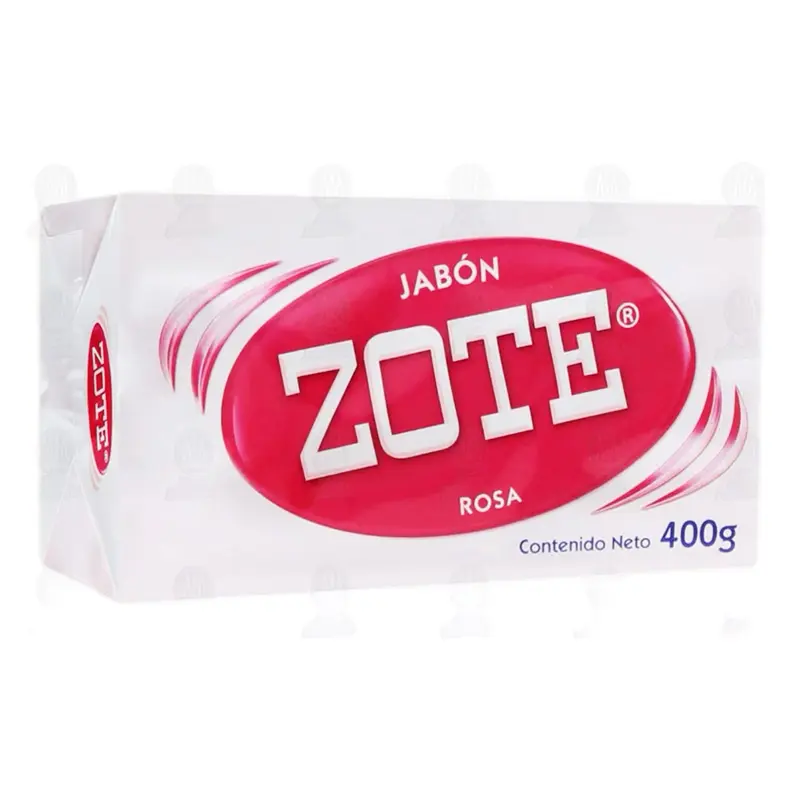 Jabón Zote Laundry Soap Bar 400g - Made in Rosa, Natural Ingredients