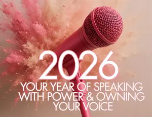 Own Your Voice 2026 Calendar Planner with Uplifting Prompts Motivational Messages To Do Lists for Focus Confidence and Intentionality