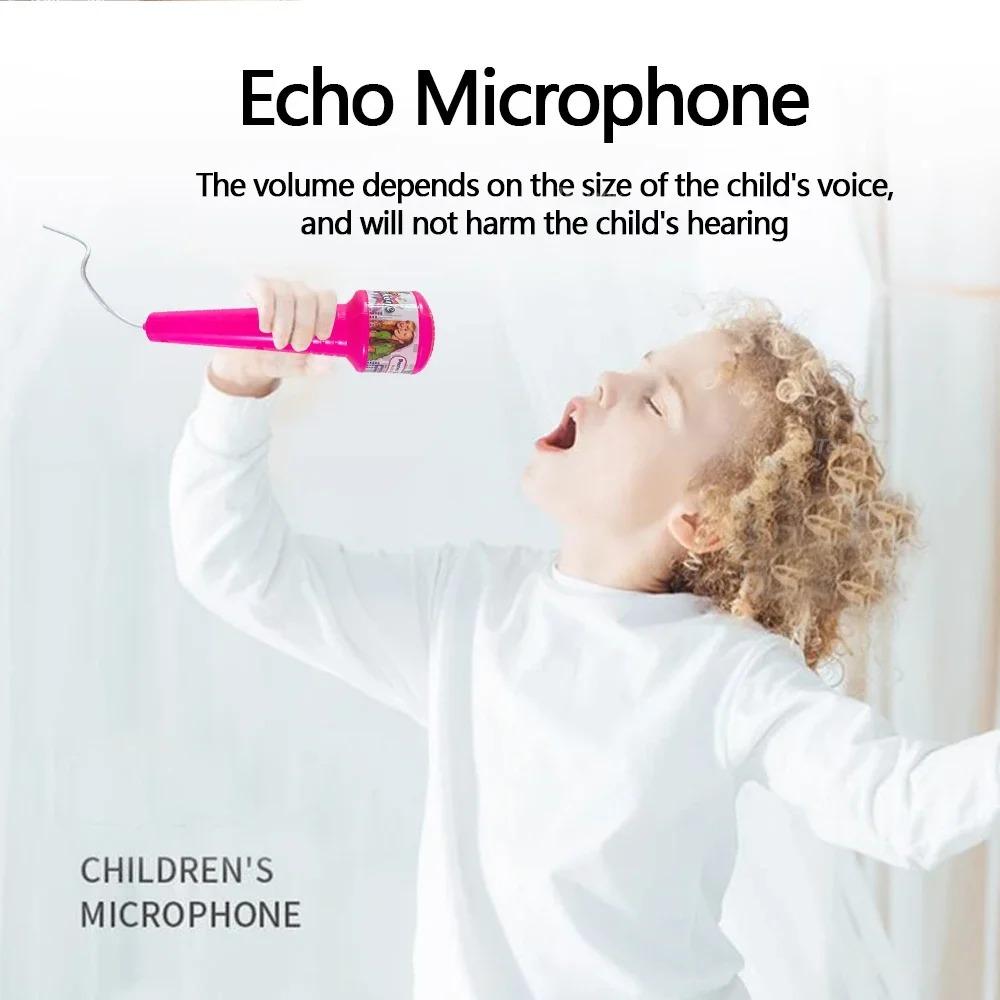 Kids Karaoke Microphone with Stand Toy Wireless Singing Mic Set Musical Educational Gift for Boys Girls Birthday