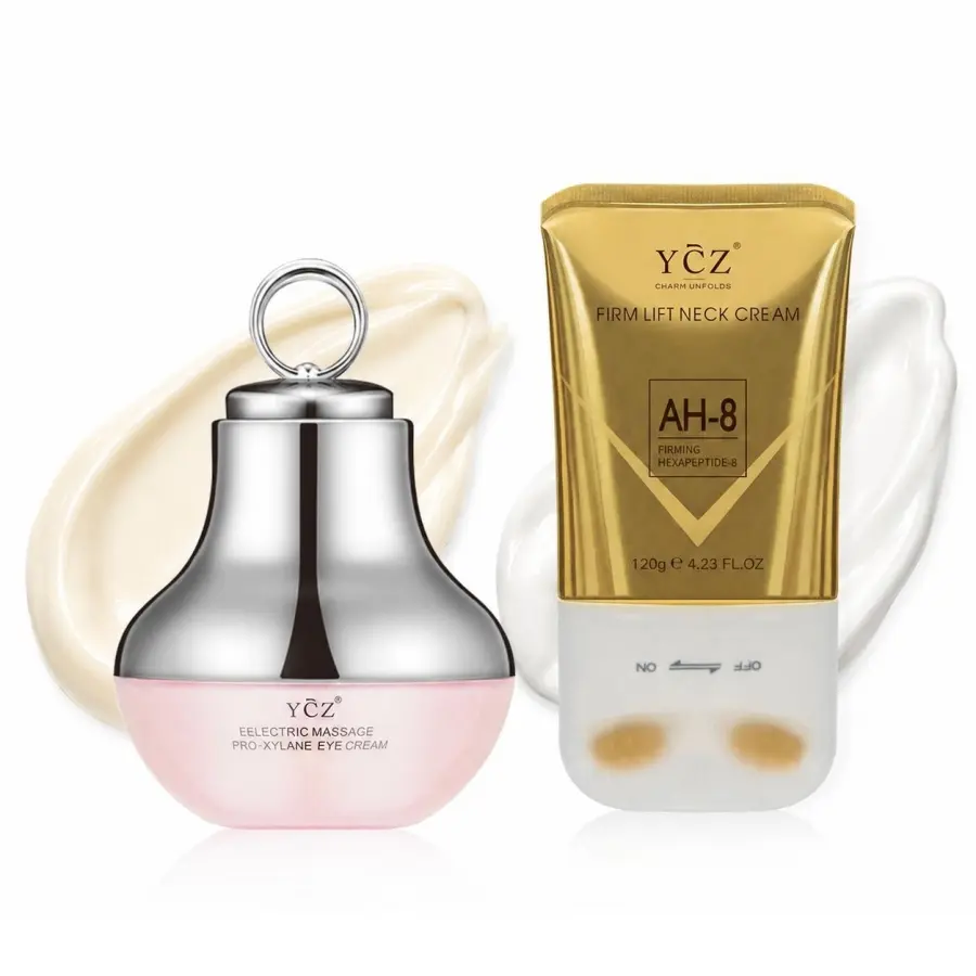 YCZ Neck-Eye Care Tightening & Revitalizing Set - Smooth of Fine Lines, Eye & Neck Treatment, Moisturizer for Enhanced Skin Health - Hydrating Gentle Skincare