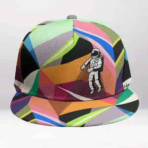 Astral Wanderer  —  Rainbow Snapback Cap