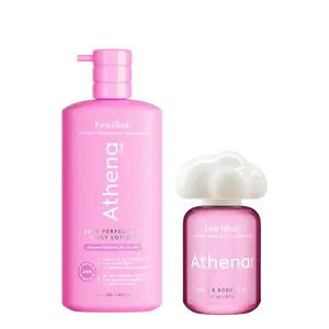 First Blush - Athena Club Lotion & Mist Duo | Hydrates & Softens | Full-Body Fragrance | Sensitive-Skin Friendly | Perfect for Scent Layering