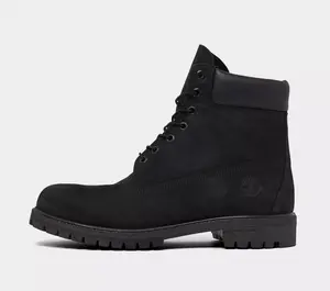 Timberland Men's 6" Premium Boot "Black Nubuck"