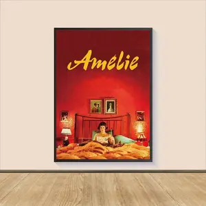 Amelie Movie Poster Print,  Wall Art, Home Decor, Movie Art, Personalized gift, Movie Print, Art Print, Film Art Poster