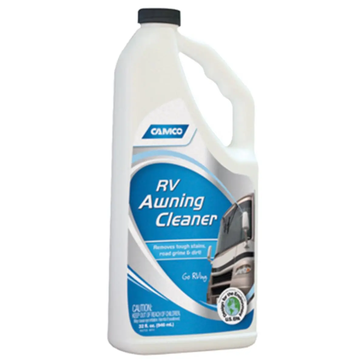 CAMCO 41024 32 fl oz Industrial Liquid Pro-Strength RV Awning Cleaner - Fabric-Safe All-Purpose Cleaner for Full-Timer RV & Household Use, Rv Awnings