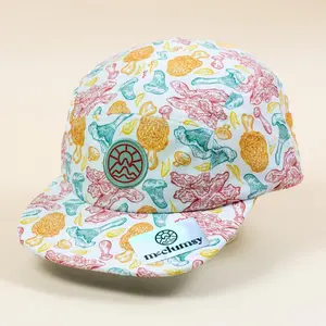 5-Panel Mushroom Hat - Multi-Color
