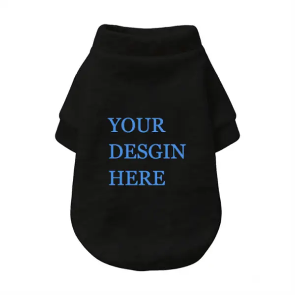 Personalized Pet Shirt - Customizable with Photo or Name, Soft Breathable Dog & Cat Cardigan Tee