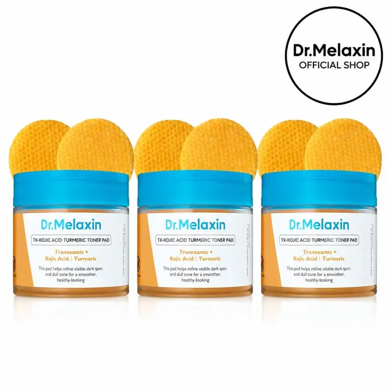 [Dr.Melaxin] Kojic Acid Turmeric TXToner Pad 7Opads, Dark Spot & Pigmentation Care for Uneven Skin Tone